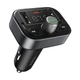 Автомобильный FM-трансмиттер модулятор АЗУ Baseus FM Launcher S-09 Pro (PD+QC3.0) Type-C+2USB 18W black - изображение 2