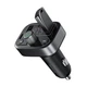 Автомобильный FM-трансмиттер модулятор АЗУ Baseus FM Launcher S-09 Pro (PD+QC3.0) Type-C+2USB 18W black - изображение 3