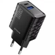Блок живлення з швидкою зарядкою Proove Speed Surge 20W (USB + Type-C) Black - зображення 1