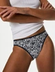 Набір бавовняних трусиків Marks&Spencer модель High legs 8(36) 5 шт різнобарвний navy mix 0016 - зображення 3