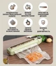 Вакууматор побутовий Vacuum Sealer LC-802 вакуумний пакувальник спаювач вакуумних пакетів з LCD дисплеєм 110 Вт - зображення 4
