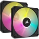Вентилятор Corsair iCUE AF120 RGB Slim Black Dual Fan Kit, 120x120x15мм, 4-pin PWM, (CO-9050163-WW) - изображение 7