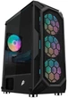 Корпус 1stPlayer X6-3G6P-1G6 Black (X6-3G6P-1G6) Без БП - изображение 1