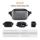 Портативная водонепроницаемая сумка на одно плечо для фотоаппарата K&F Concept Alpha Camera Sling Bag 10л Grey (KF13.157) - изображение 10