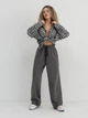 Спортивные штаны женские Alisa Line Palazzo XXS-XS Графитовые (2500000067068) - изображение 4