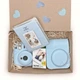 Набор камера Fujifilm Instax Mini 12, Фотобумага 20шт, Чехол, Фотоальбом 64 фото Голубой (Подарочная упаковка) - изображение 1