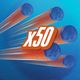 Набір Hasbro з 50 стріл для бластерів серії Nerf N Series (F8639) - зображення 5