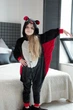 Піжама кігурумі Kigurumi для дівчинки Кажан Чорний на зріст 110-120 см (205641) - зображення 1