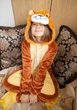 Пижама кигуруми Kigurumi для девочки Лев Коричневый на рост 155-165 см (202541) - изображение 3