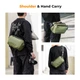 Портативная водонепроницаемая сумка на одно плечо для фотоаппарата K&F Concept Alpha Camera Sling Bag 10л Green (KF13.157V2) - изображение 7
