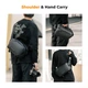 Портативная водонепроницаемая сумка на одно плечо для фотоаппарата K&F Concept Alpha Camera Sling Bag 10л Black (KF13.157V1) - изображение 7
