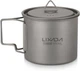 Похідна кружка зі складною ручкою Lixada Titanium надлегка, похідна, для води, для пікніка, походу, кемпінгу, туризму 550 мл Grey (Y6017-3) - зображення 1