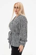 Сорочка ROZEL чорна 2XL/3XL (3042384) - изображение 3