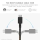 Кабель Native Union Belt Cable USB-A to USB-C Cosmos Black (1.2 m) (BELT-AC-COS-NP) - изображение 8
