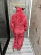 Пижама кигуруми женская Kigurumi Олень Рождественский XL (170 - 180 см) Малиновая - изображение 4