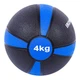 Мяч медбол IronMaster (4/1) 4кг, d=21см, черно-синий (IR97801F-4) - изображение 1