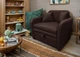 Кресло-диван Tobi Sho Юниор-0.9 раскладное мягкое для подростков велюр Magic Dark Brown, 1080х800х800 мм - изображение 4