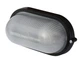 Светильник 60W 230V E27 IP54 овальный 213х100х107mm черный [l002007] E.NEXT e.light.1401.1.60.27.black - изображение 1