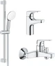 Набор смесителей GROHE BauFlow UA121624S1 (23601000+23752000+27598003) - изображение 1