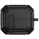 Захисний чохол Deexe Carbon Armor для Samsung Galaxy Buds 3 / Buds 3 Pro / Buds 3 FE - Black - зображення 2