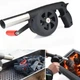 Ручний Фен для барбекю BBQ-40W Механічний ручний фен вентилятор для роздування вогню в мангалах і грилях - зображення 9