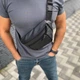 Кожаная сумка через плечо бананка SKL 2.0 leather - изображение 1