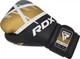Боксерские перчатки RDX F7 Ego 12 унций (капа в комплекте) Black Golden (BGR-F7BGL-12oz) - изображение 4