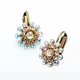 Серьги-клипсы "Искрящиеся звезды" от Michal Negrin с кристаллами Swarovski - изображение 1