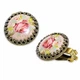 Серьги-клипсы "Розовый сад" от Michal Negrin - изображение 1