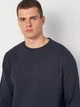 Свитшот мужской GANT Embossed C-Neck Sweat 2015085-433 M Синий (7325707807152) - изображение 4