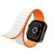 Магнітний ремінець Hoco AS102 iWatch Band 41mm, iWatch 40mm, iWatch 38mm для годинника з ланцюжком вбудований магніт N52, вільне регулювання довжини колір Біло-оранжевий - зображення 2