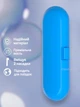 Футляр для электрической зубной щетки Oral B Braun Philips Pecham XIAOMI Универсальный подходит для электрощетки орал б на 2 насадки дорожный кейс на щетку филипс Синий - изображение 2