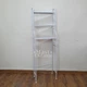 Полка над унитазом трехуровневая металлическая Toilet Rack, напольная стойка-органайзер для ванной комнаты, универсальный компактный стеллаж на 3 полки для хранения бытовой химии, полотенец и аксессуаров Белый, TM-010 - изображение 8
