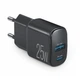 Сетевое зарядное устройство Brevia ePower PD25W USB-C USB-A черный зарядка для смартфонов и планшетов (DO-LI_33S) - изображение 1