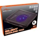 Подставка для ноутбука 15.6» Media-Tech Silent Cooling Pad с подсветкой/активное охлаждение Черный (MT2660) - изображение 6