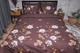 Підковдра Moon&Star Микросатин Premium Floral Mocha King Size 220 x 240 см (MS-870000549) - зображення 2