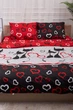 Підковдра Moon&Star Бязь Gold Люкс Love Cats Полуторна 143 x 210 см (MS-870000575) - изображение 2