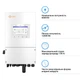 Гибридный инвертор Solis S6-EH1P6K-L-PLUS 6KW 48V 2 MPPT Wi-Fi 220V Однофазный - изображение 2