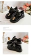 Дитячі туфлі для дівчинки на липучці Fashion 35р (21,4 см) Чорні 4072 - зображення 5