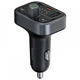 Фм модулятор с подключением флешки Baseus FM Transmiter (BT5.0, 3USB, 87.5-108.0 МГц). Black - изображение 3