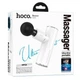 Фитнес-массажер ударный ручной портаттивный HOCO electric mini silent massager (10h, 2000 мАч). White - изображение 6