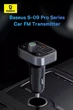Фм модулятор с подключением флешки Baseus FM Transmiter (BT5.0, 3USB, 87.5-108.0 МГц). Black - изображение 9