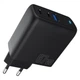 Мережевий Зарядний Пристрій Proove Shot GaN 67W (2Type-C + USB, QC 3.0 + PD 3.0) black - зображення 1