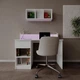 Комп'ютерний стіл Банні СOLLECTION RGB з підсвіткою Білий 1000x750/900x600 мм ( арт.SKRZ1000-048 ) - зображення 2