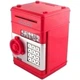 Сейф копилка NUMBER BANK детский, с кодовым замком и купюроприемником, красный (MA229red) - изображение 1