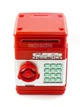 Сейф копилка NUMBER BANK детский, с кодовым замком и купюроприемником, красный (MA229red) - изображение 2