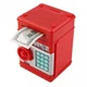 Сейф копилка NUMBER BANK детский, с кодовым замком и купюроприемником, красный (MA229red) - изображение 3