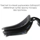 Очки для плавания Renvo Lambro Anti-fog Универсальные Черные OSFM (2SG210-01) - изображение 2