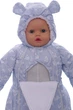Конверт на флисе для мальчика Babykroha с Мишками серо голубой 68 см (44908) - изображение 3