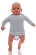 Боди с длинным рукавом для мальчика интерлок Babykroha голубой 62 см (50005) - изображение 3